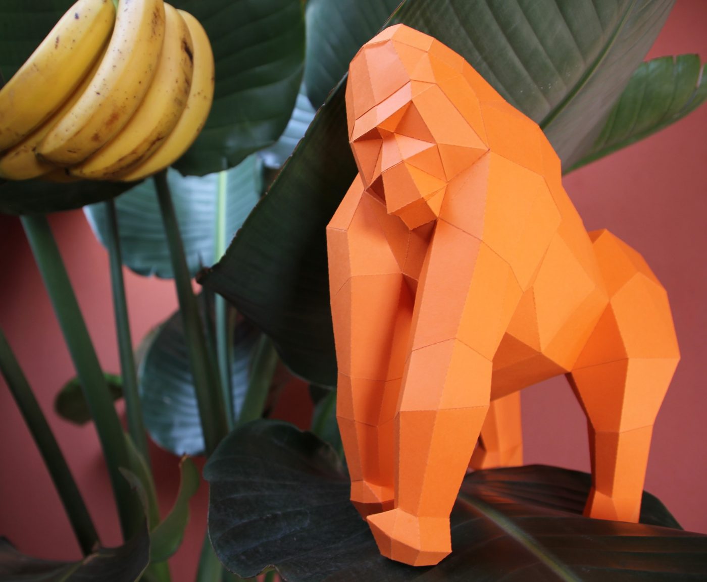 Geometric Paper Animal Sculptures and DIY Kits by Paperwolf