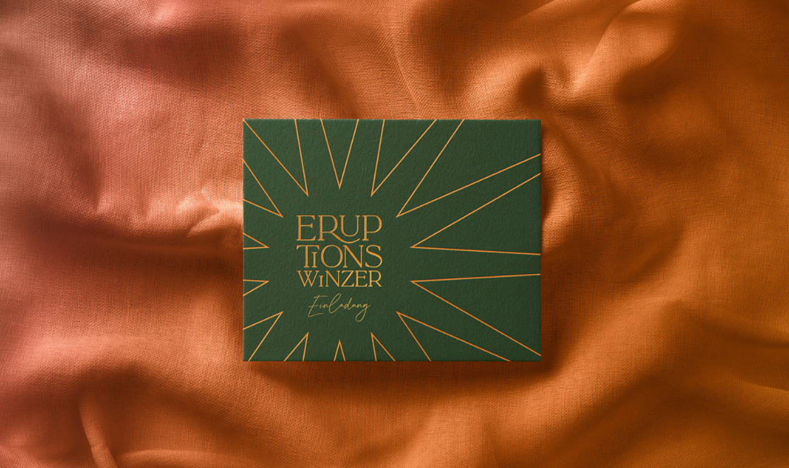 Eruptionswinzer Visual Identity Concept by Anna Haury Packs a Punch