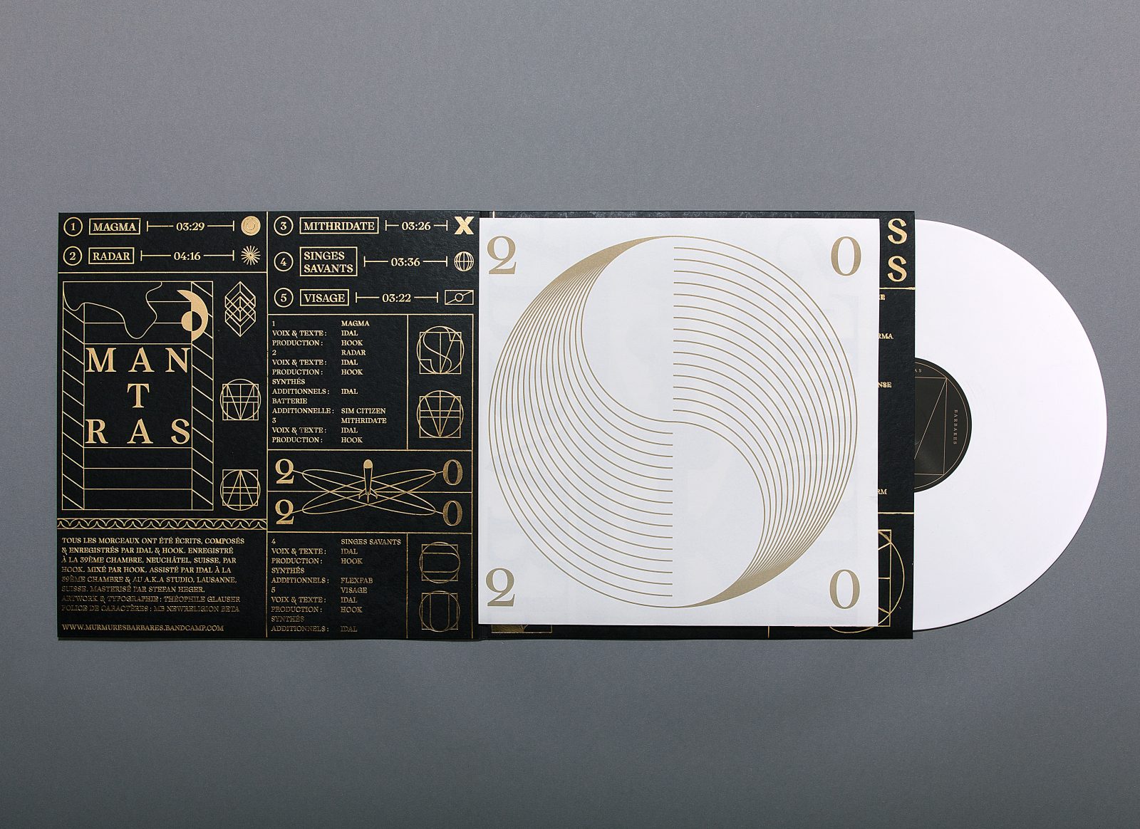 Mantras Album Package Design Inspired by Duality & Modern Religion