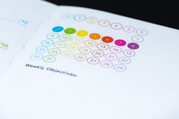 The multi-color Munken Agenda 2021 raises awareness of mental health and self-care, printed on beautiful Munken paper range