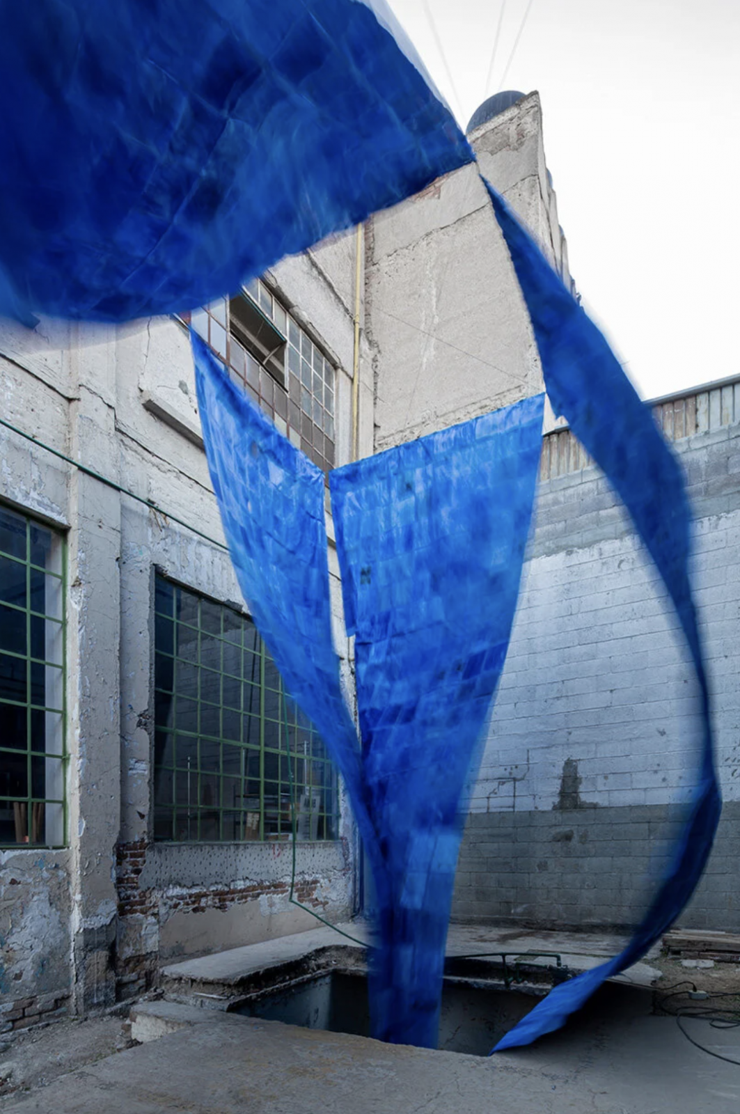 Architecture Firm PALMA's Blue Paper Installation is Made of 1.200 Recycled Papers
