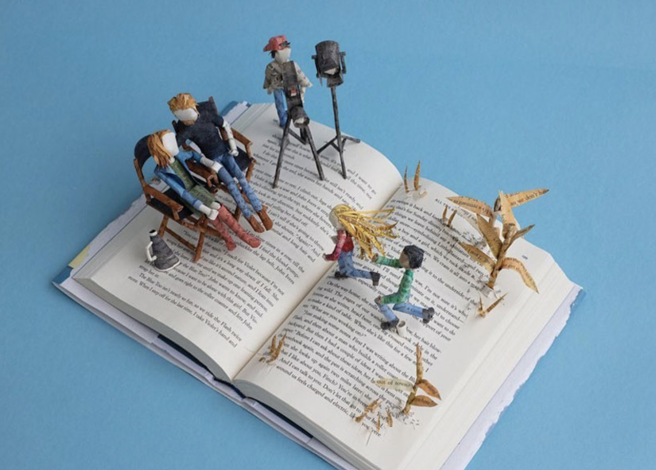 Bethany Bickley Brings the Book Pages Alive in Paper Sculpture Form