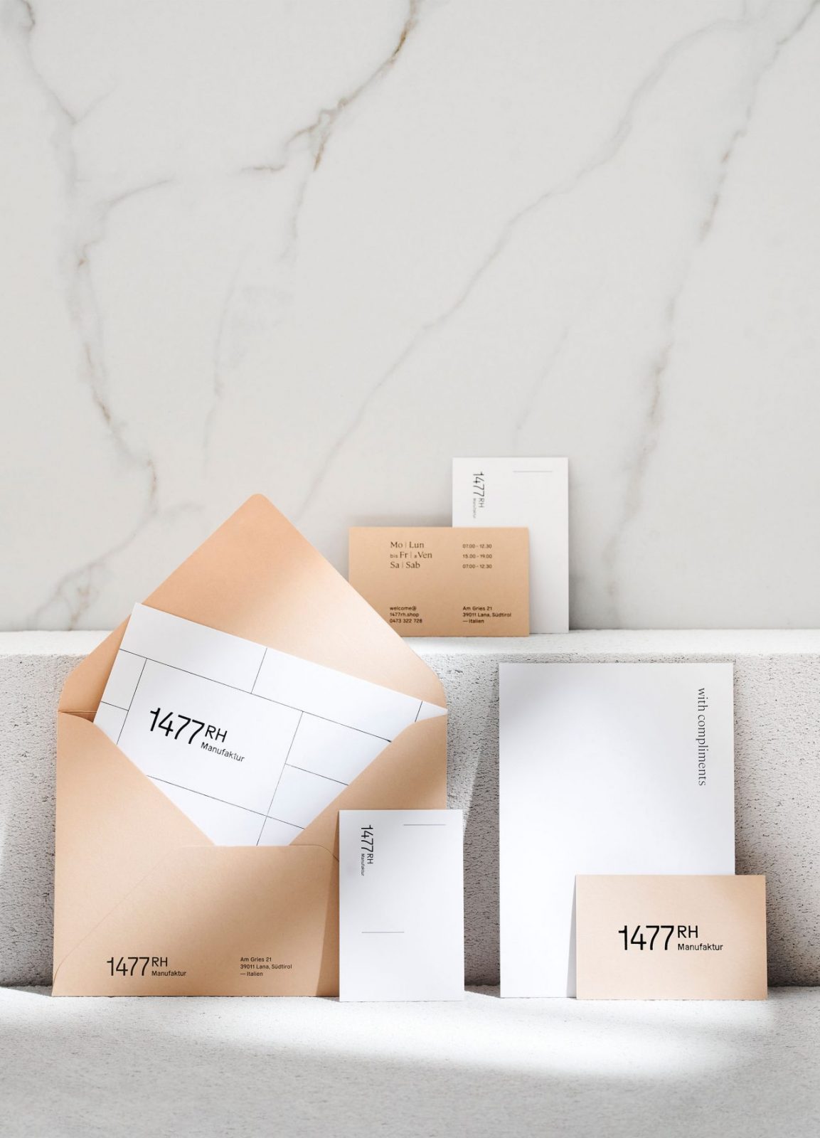 1477RH Delicatessen Visual Identity by Saskia Schmidt Is Inspired By Its Unique Architecture