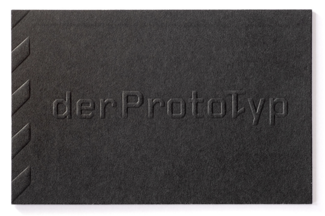 Most Beautiful Blind Embossed Business Cards