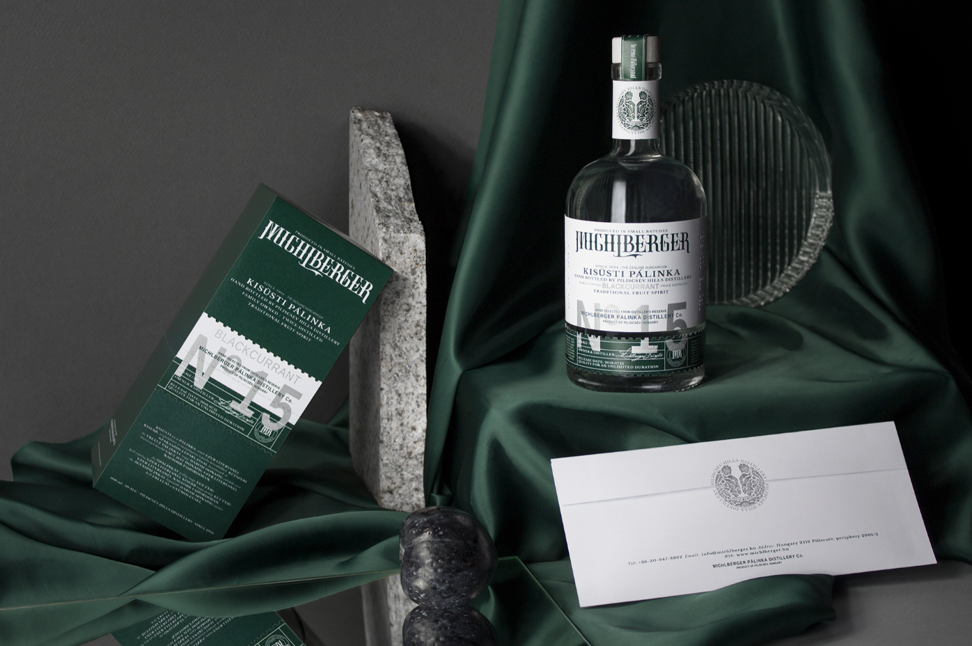 Michlberger Pálinka Rebranding by Kristof Balla Celebrates Hungarian Tradition