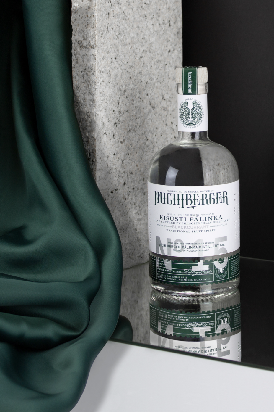 Michlberger Pálinka Rebranding by Kristof Balla Celebrates Hungarian Tradition