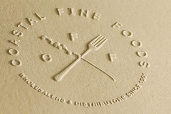 Most Beautiful Blind Embossed Business Cards