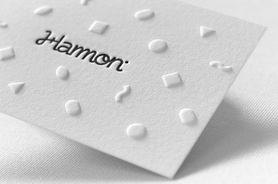 Most Beautiful Blind Embossed Business Cards