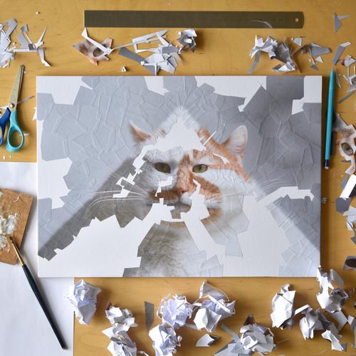 Lola Dupré Manually Manipulates Reality In Her Dadaesque Paper Collages