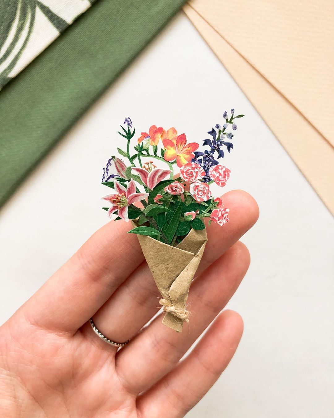 Tania Lissova's Endearing Tiny Paper Plants Will Stay In Bloom Forever