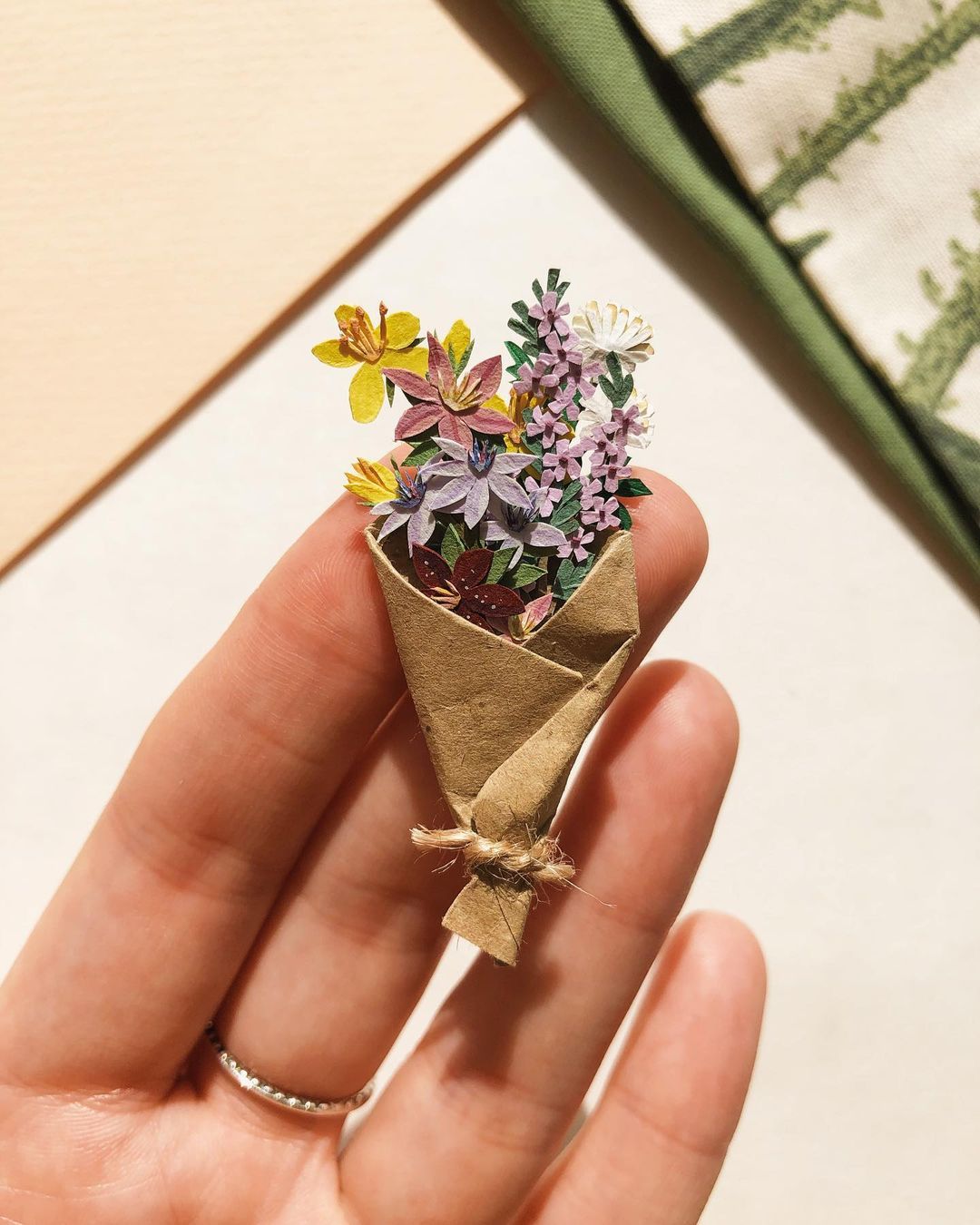 Tania Lissova's Endearing Tiny Paper Plants Will Stay In Bloom Forever