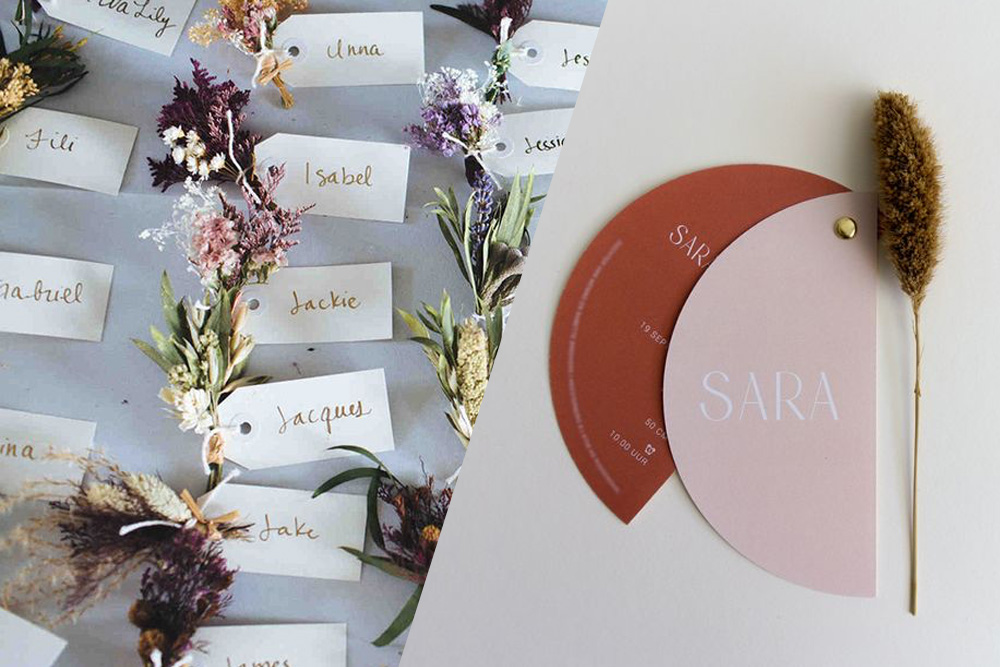 40 Uniquely Modern & Traditionally Stylish Place Card Design Ideas - Design  & Paper