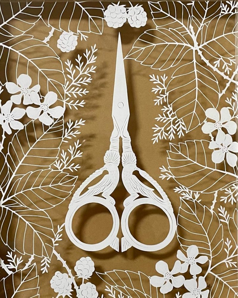 Kanako Abe Tells Stories Through Paper-Cut Visual Poetry - Design & Paper