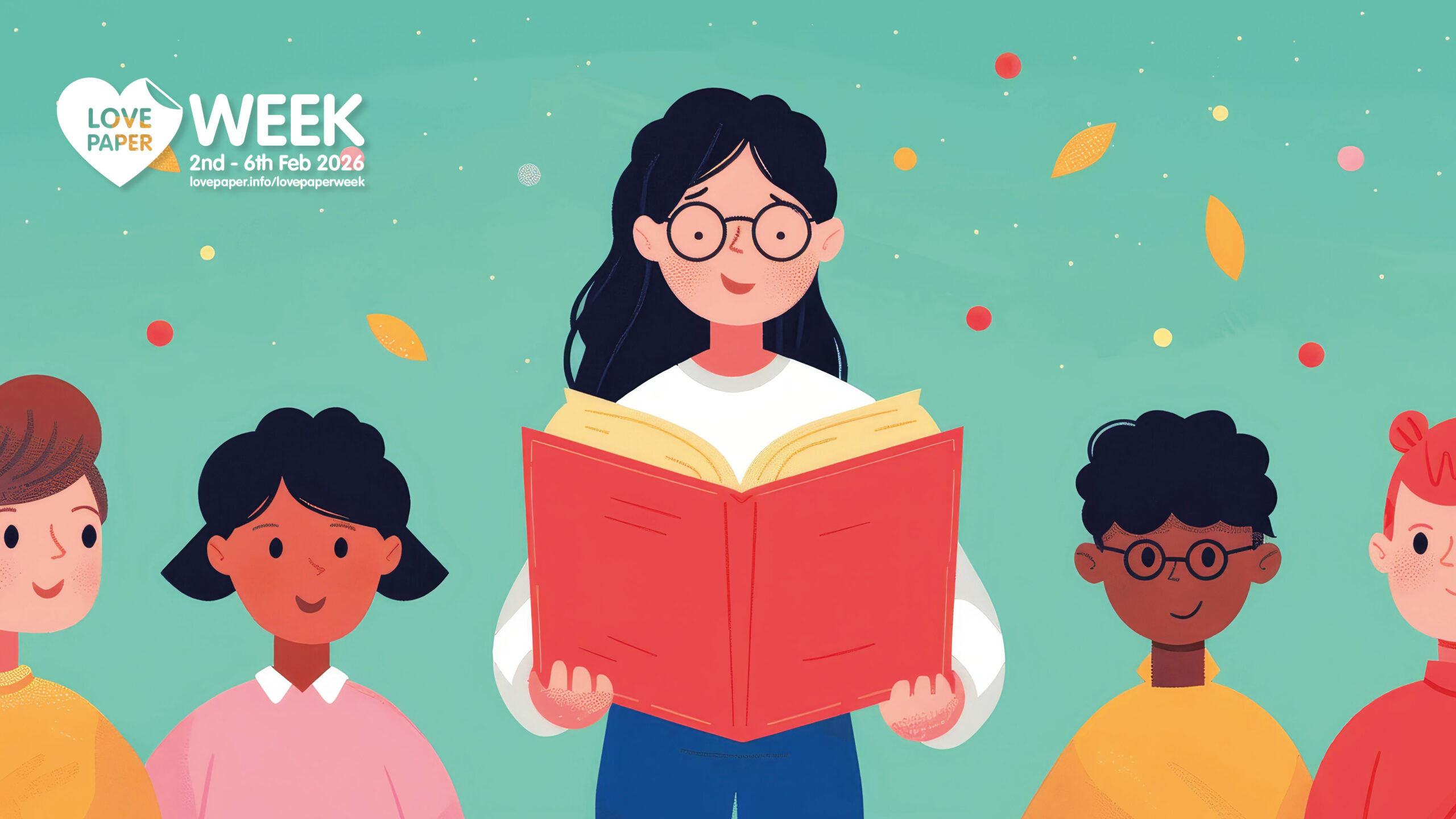 Love Paper Week Zoom Background13